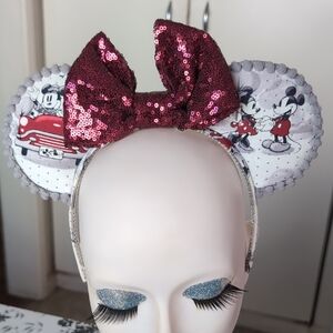 Mickey Mouse Sequin Bow Headband